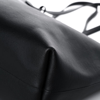 Saint Laurent Calfskin Large Shopping Tote Black 9 of 12