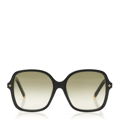 Louis Vuitton Acetate My Monogram Light Square Sunglasses Z1861E Black 2 of 8