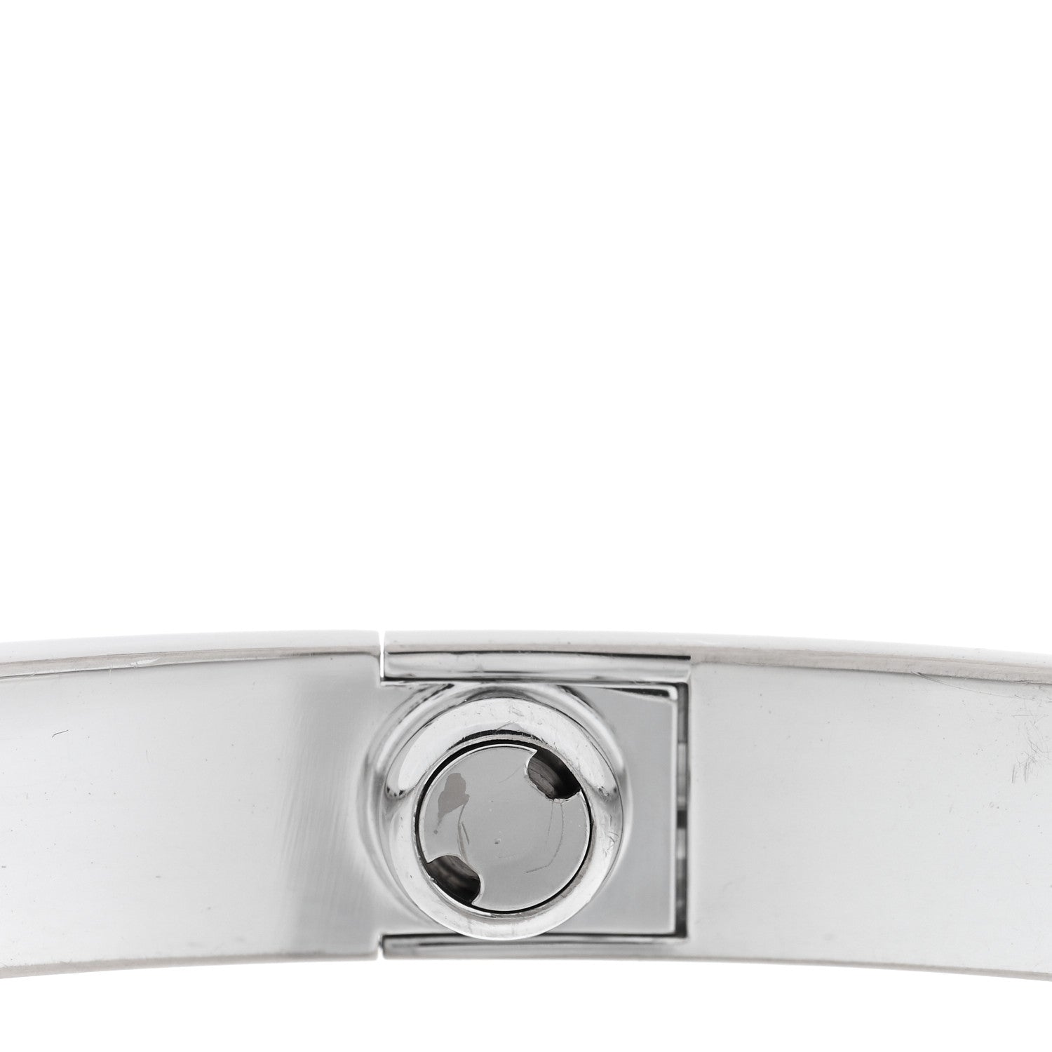 Cartier 18K White Gold LOVE Bracelet 19 5 of 9