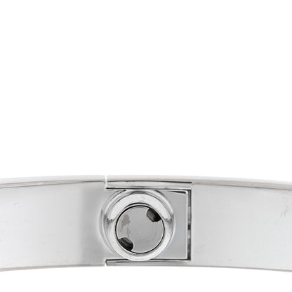 Cartier 18K White Gold LOVE Bracelet 19 5 of 9