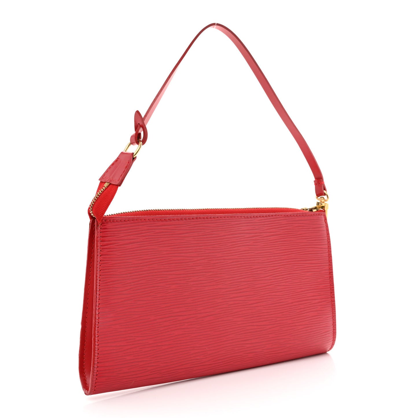 Epi Pochette Accessories 24 Castillan Red
