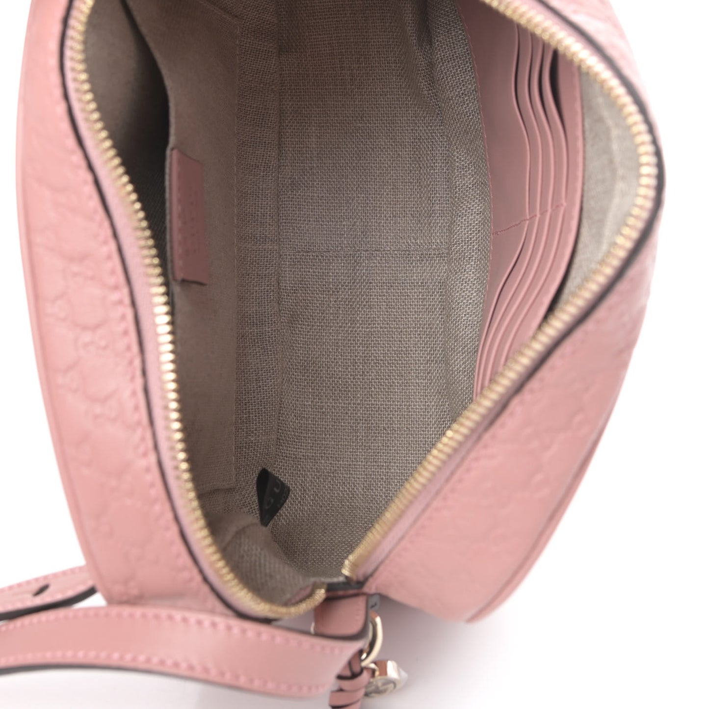 Soft Microguccissima Mini Bree Messenger Bag Soft Pink