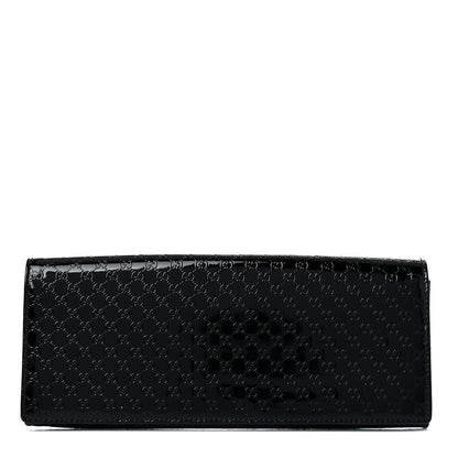 Gucci Patent Microguccissima Small Broadway Clutch Black 1 of 15