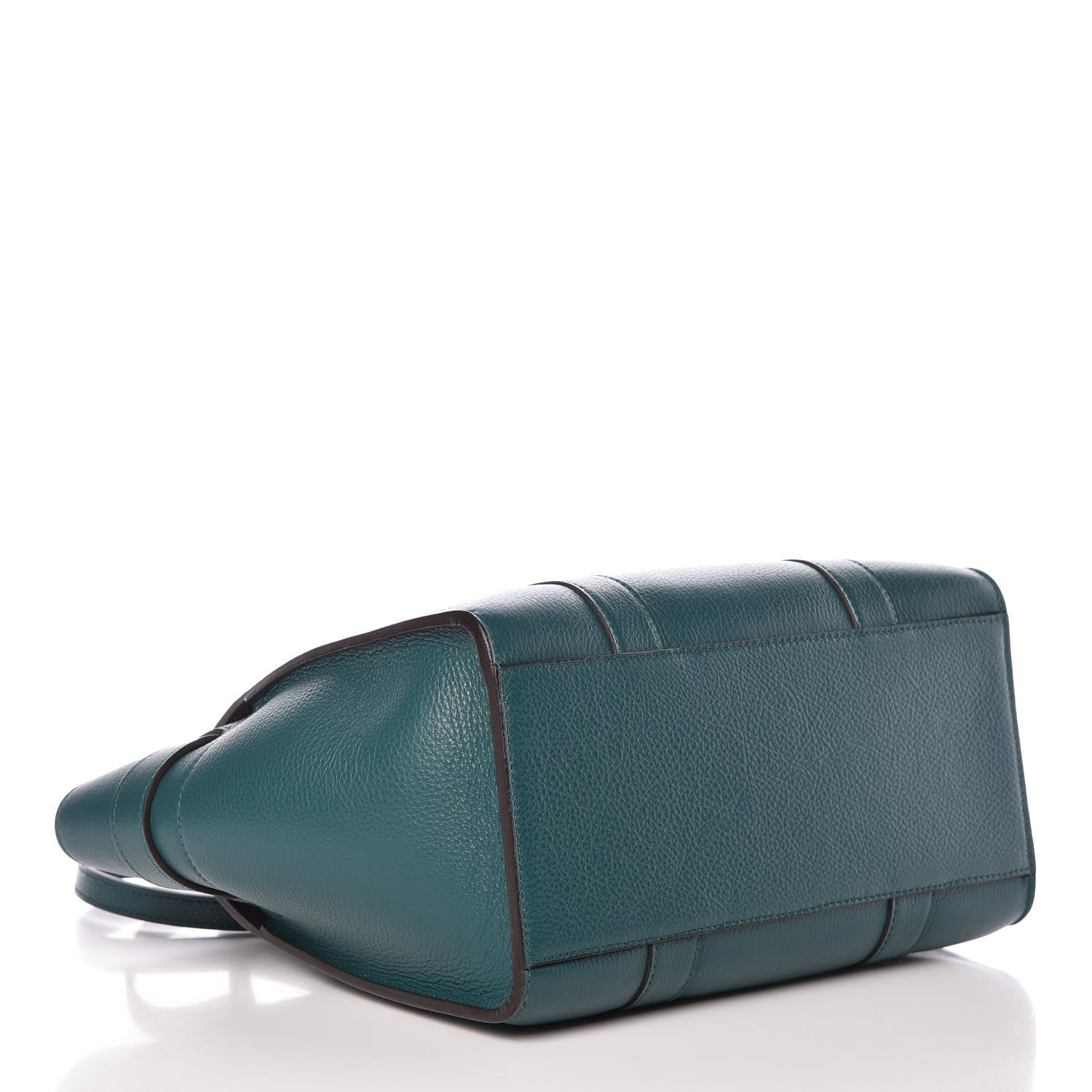 Mulberry Classic Grain Small Bayswater Zip Tote Ocean Green 4 of 9