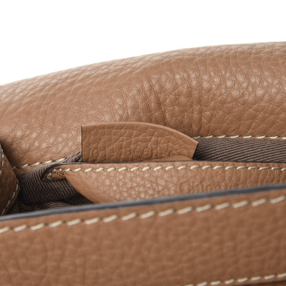 Chloe Calfskin Mini Marcie Round Crossbody Bag Nut 6 of 8