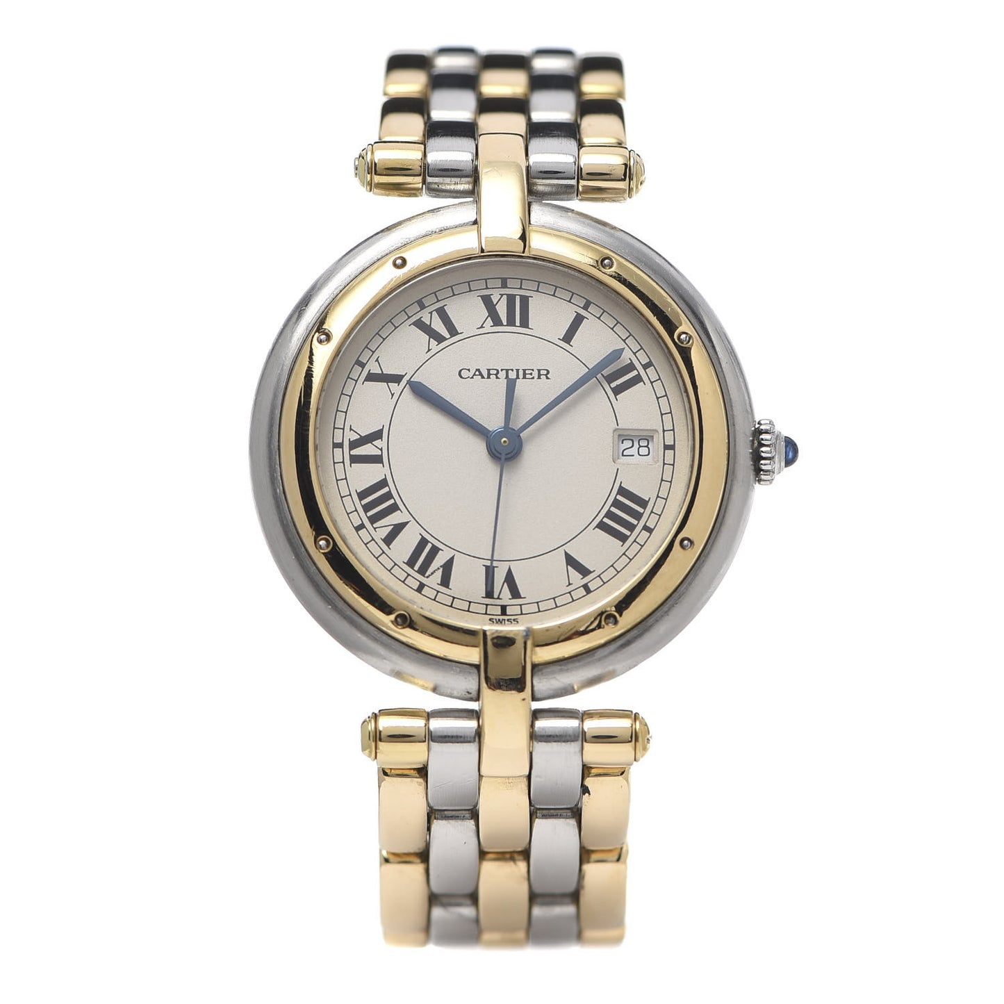 Stainless Steel 18K Yellow Gold 29mm Panthere Vendome Quartz Watch