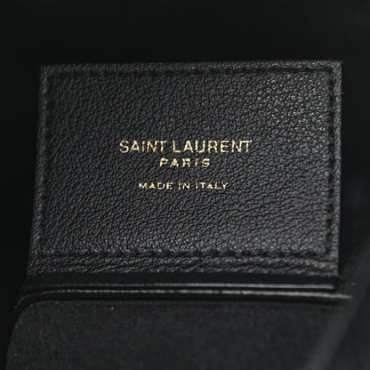 Saint Laurent Calfskin Toy Shopping Tote Black 7 of 11
