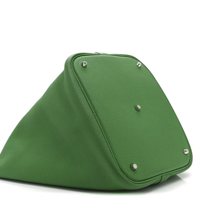 Hermes Taurillon Clemence Picotin Lock 26 GM Bamboo 9 of 11