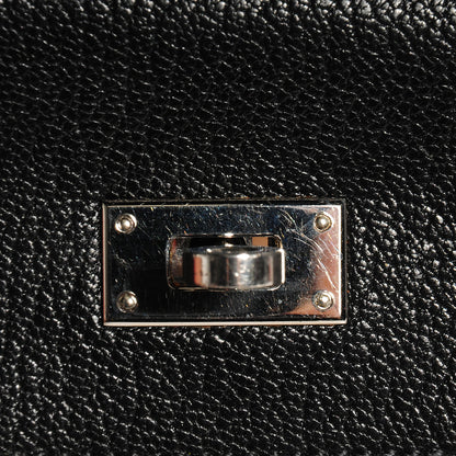 Hermes Chèvre Mysore Kelly Longue Wallet Black 14 of 15