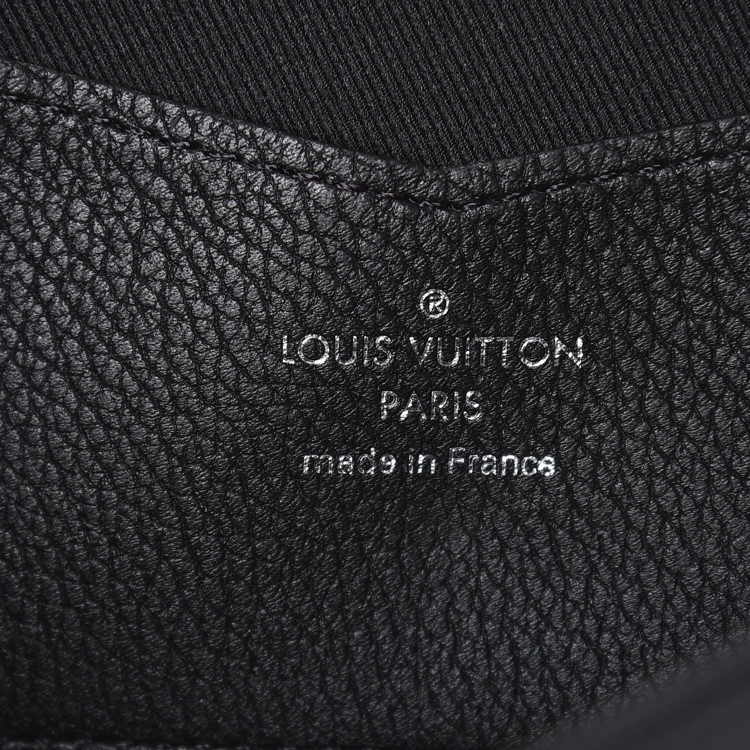 Louis Vuitton Calfskin Lockme II Wallet Vanille Black 6 of 10