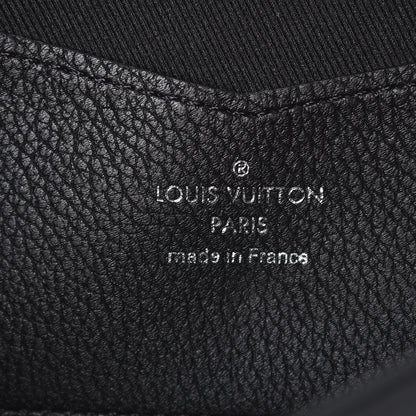 Louis Vuitton Calfskin Lockme II Wallet Vanille Black 6 of 10