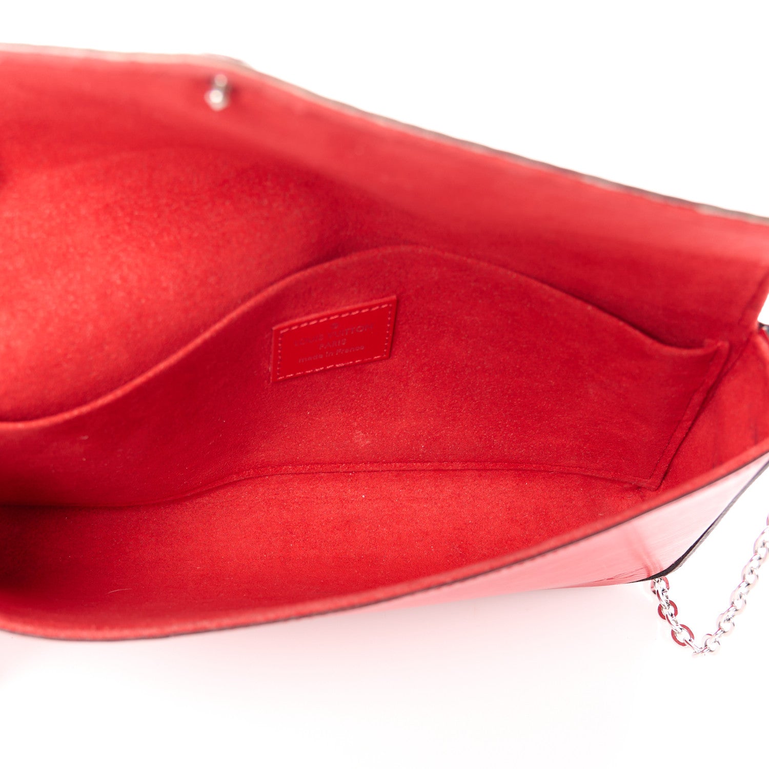 Louis Vuitton Epi Pochette Felicie Coquelicot 6 of 16