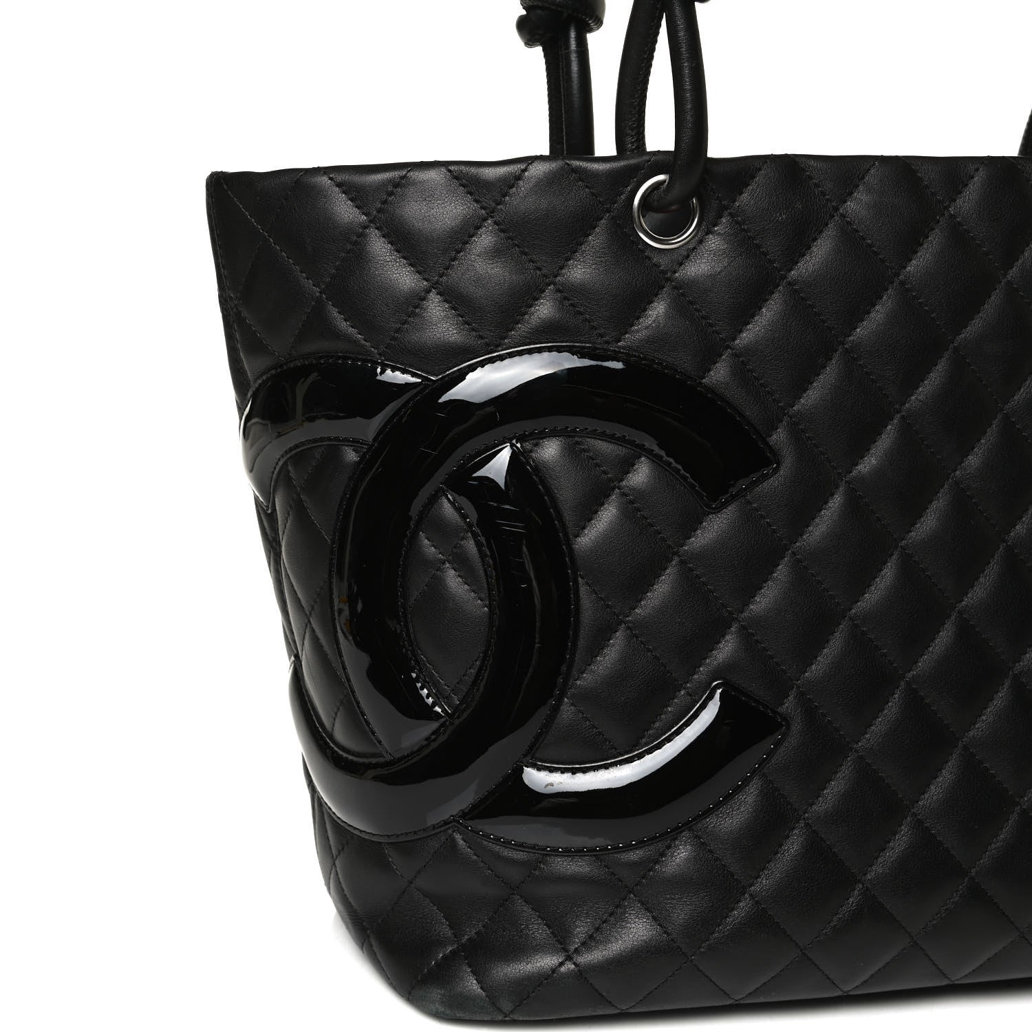 Chanel Calfskin Quilted Large Cambon Tote Black 14 of 19