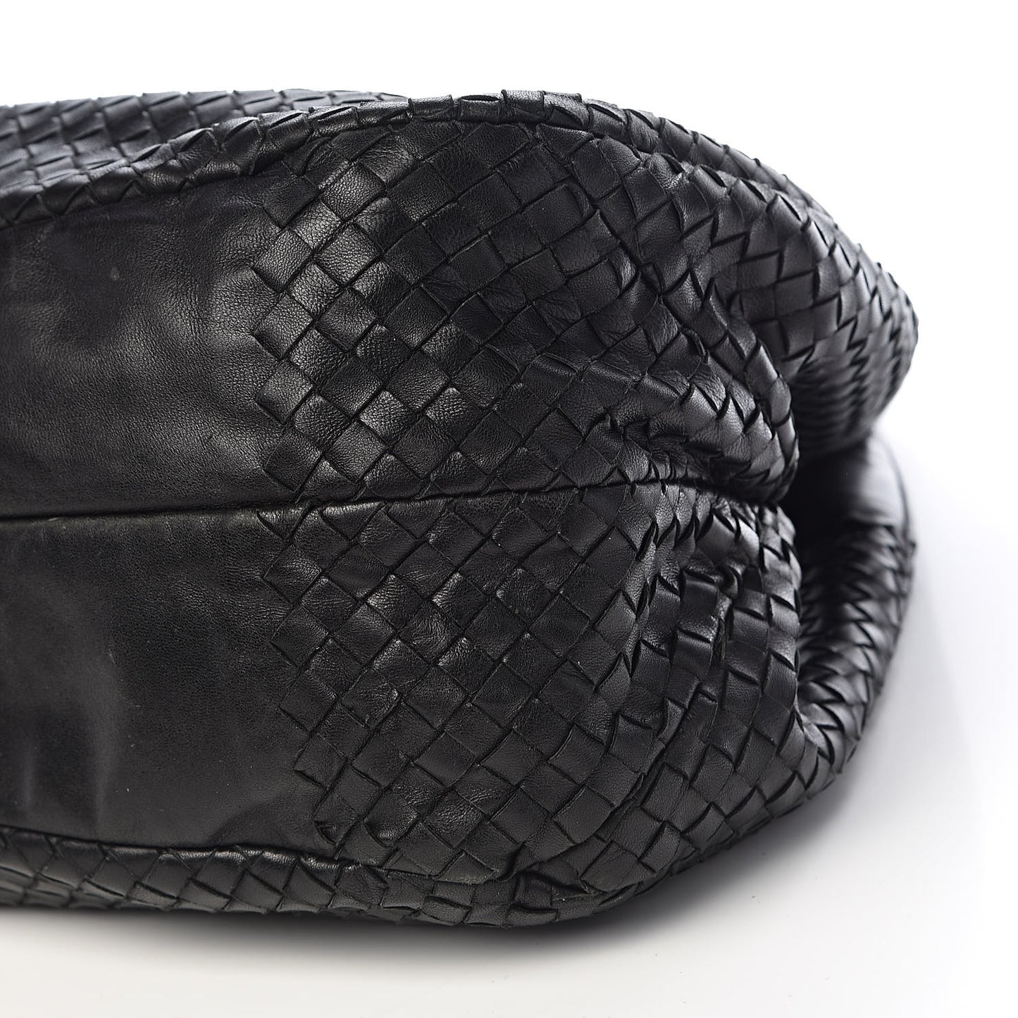 Nappa Intrecciato Large Campana Black
