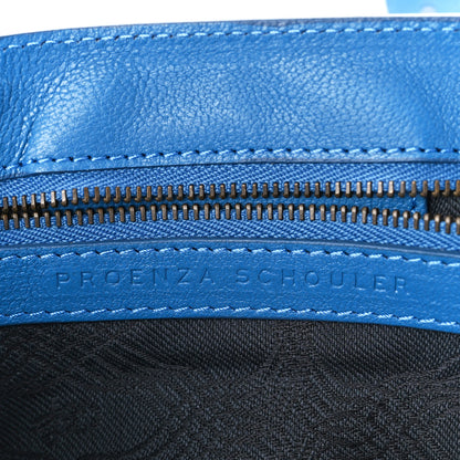 Proenza Schouler Lambskin PS1 Pochette Clutch Blue 7 of 14