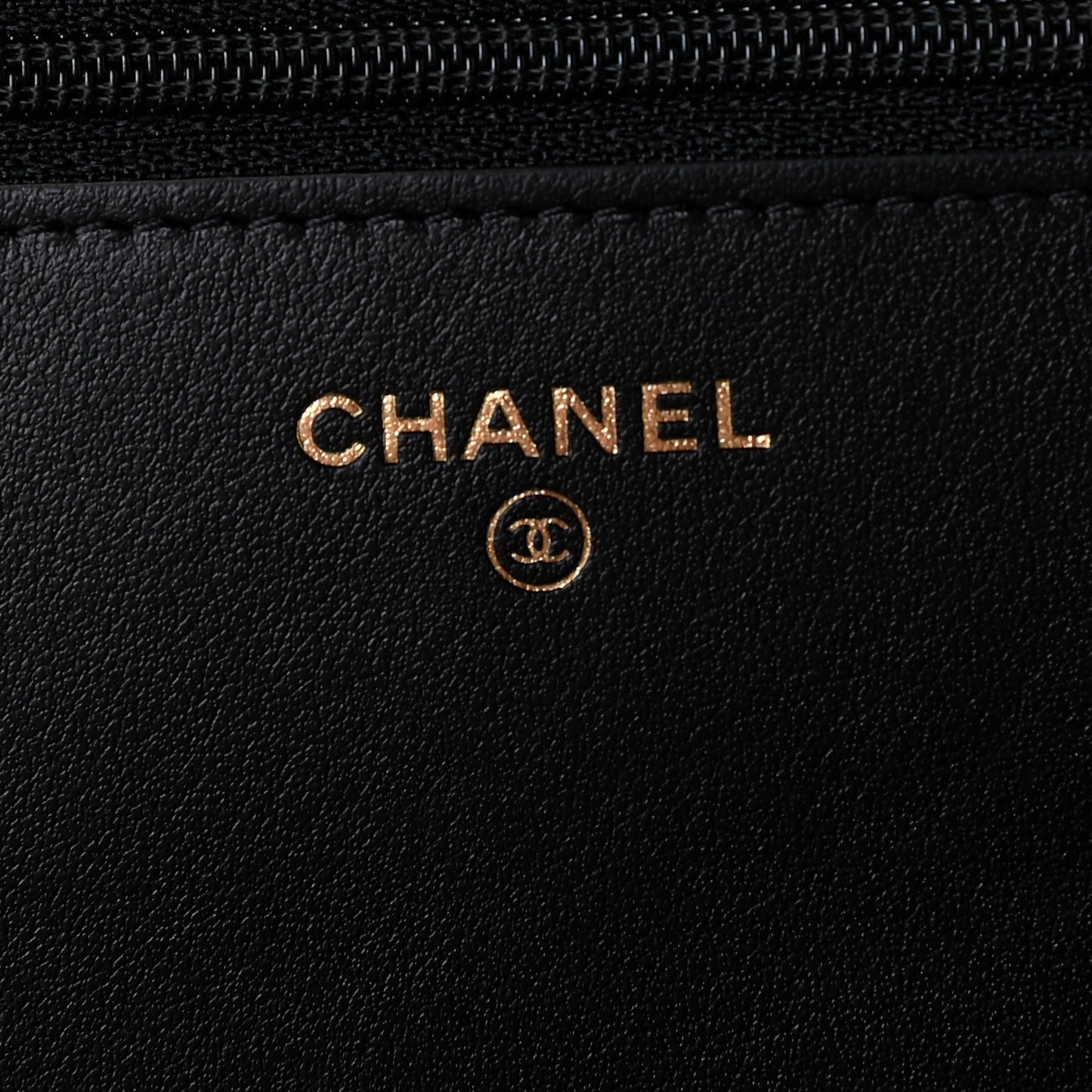 Caviar Quilted Boy Wallet On Chain WOC Black