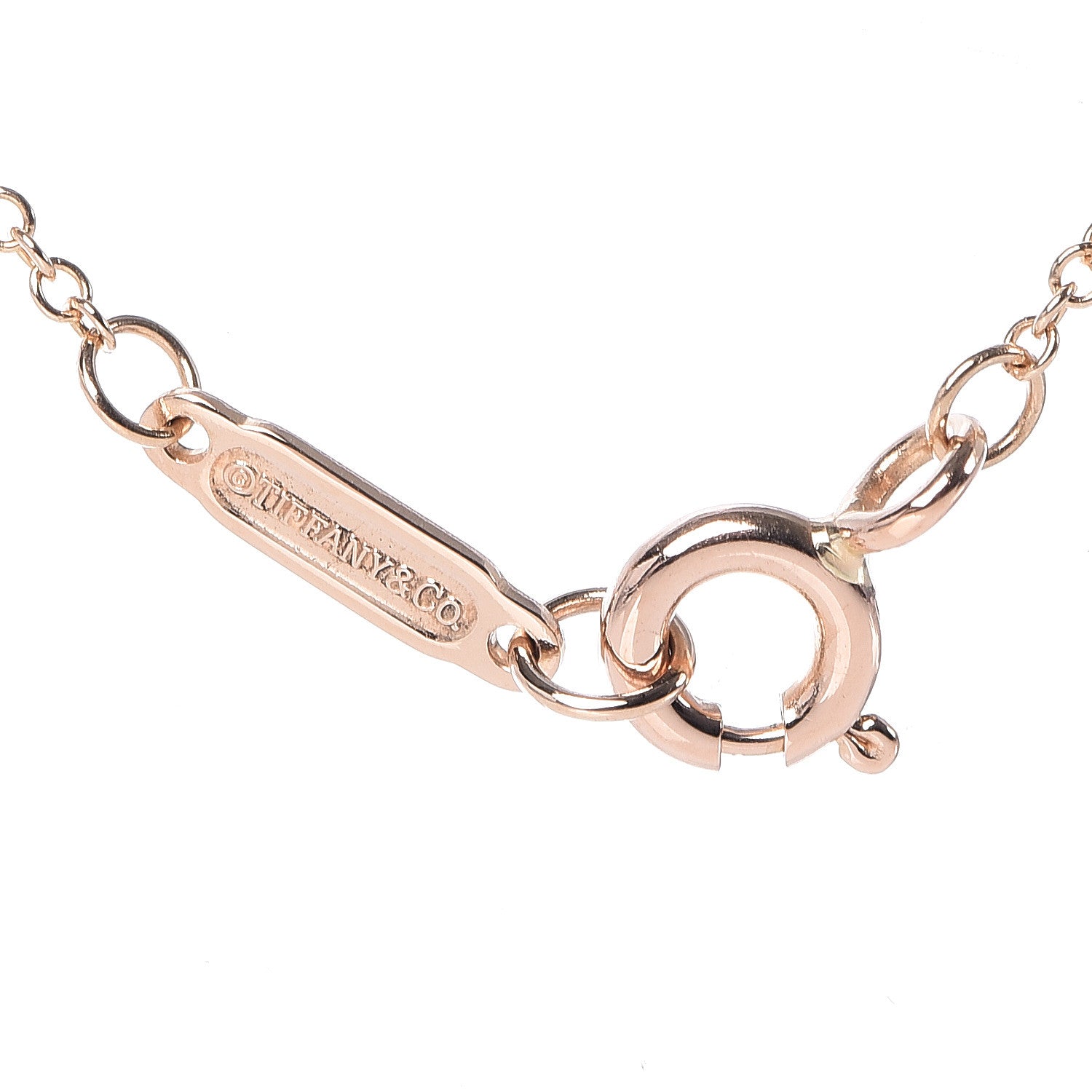 Tiffany 18K Rose Gold Infinity Endless Bracelet 4 of 5