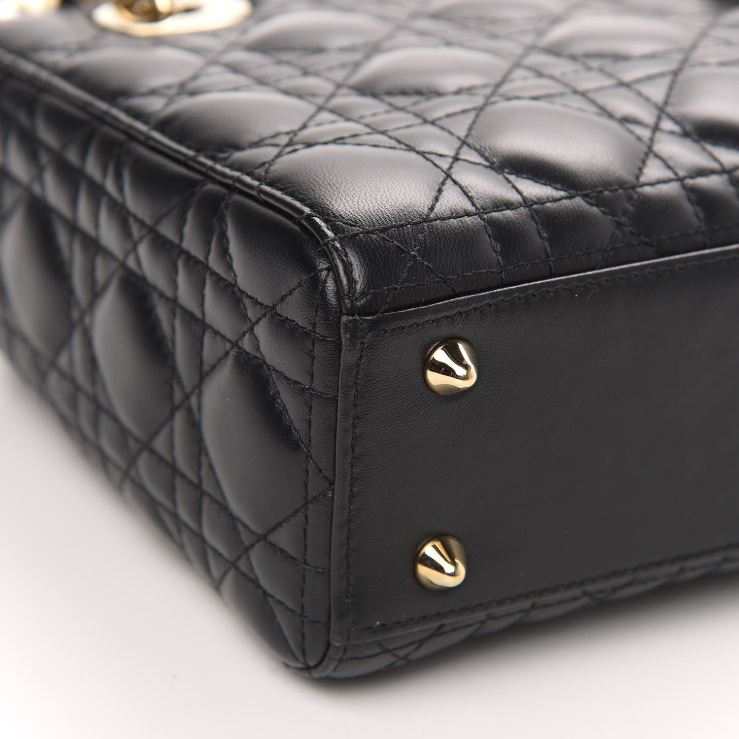Christian Dior Lambskin Cannage Small My ABCDior Lady Dior Black 7 of 10