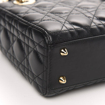 Christian Dior Lambskin Cannage Small My ABCDior Lady Dior Black 7 of 10