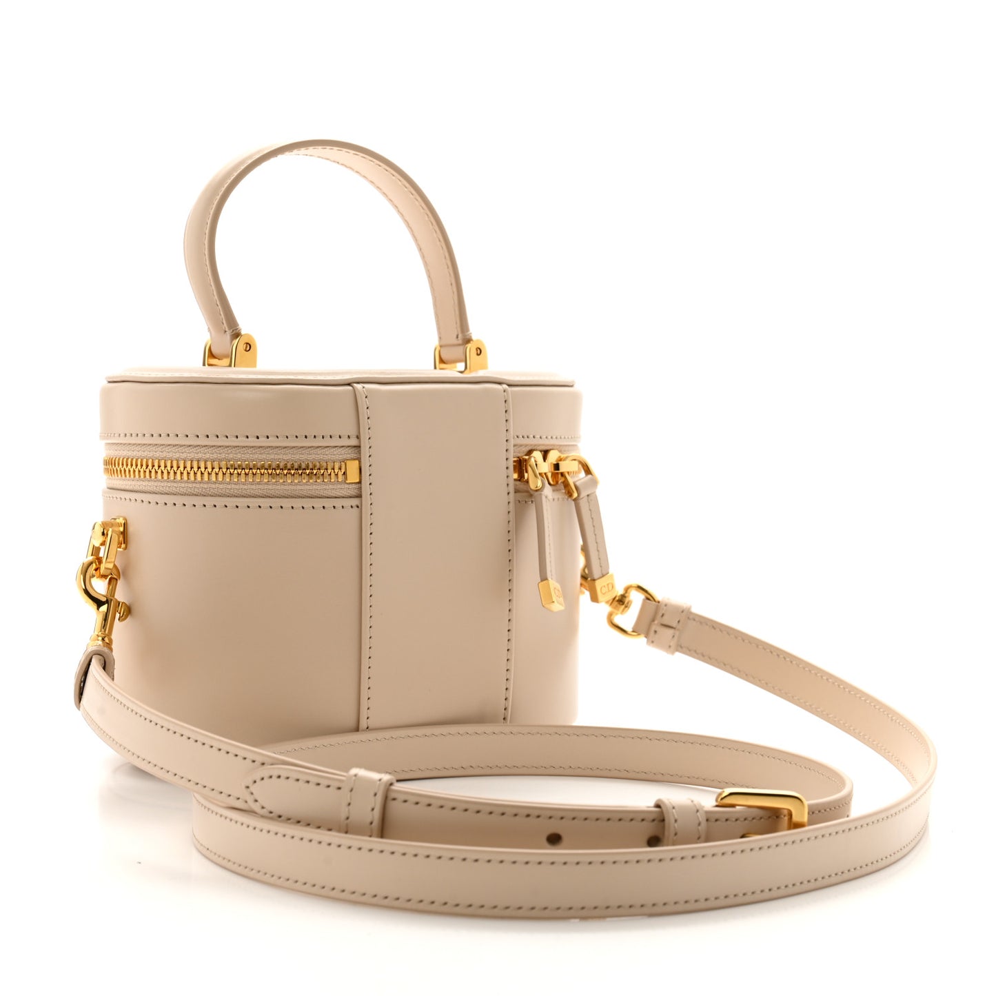 Lambskin Signature CD Vanity Case Caramel Beige