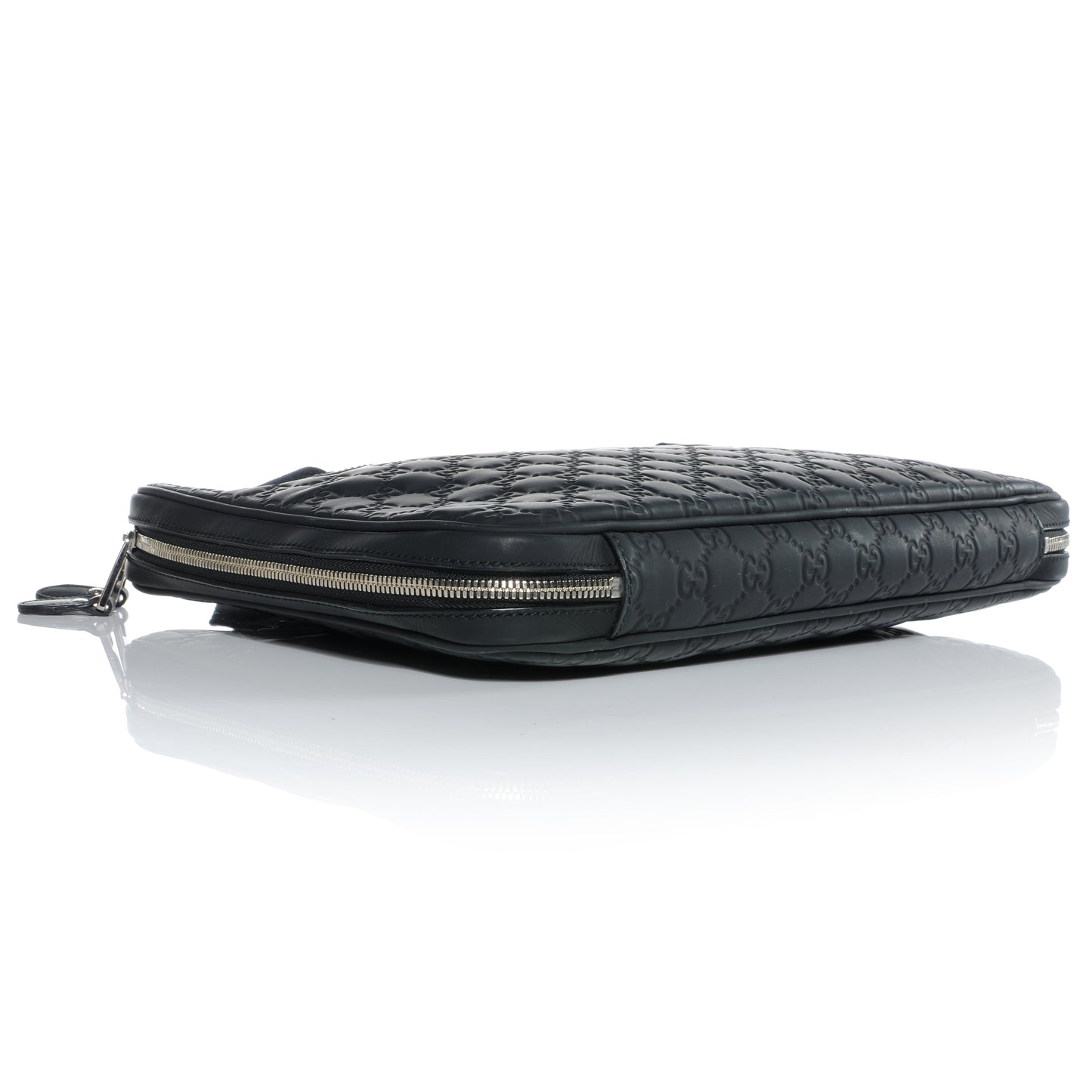 Rubber Guccissima Medium Computer Case Black