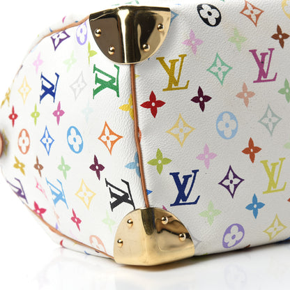 Louis Vuitton Monogram Multicolor Speedy 30 White 6 of 10