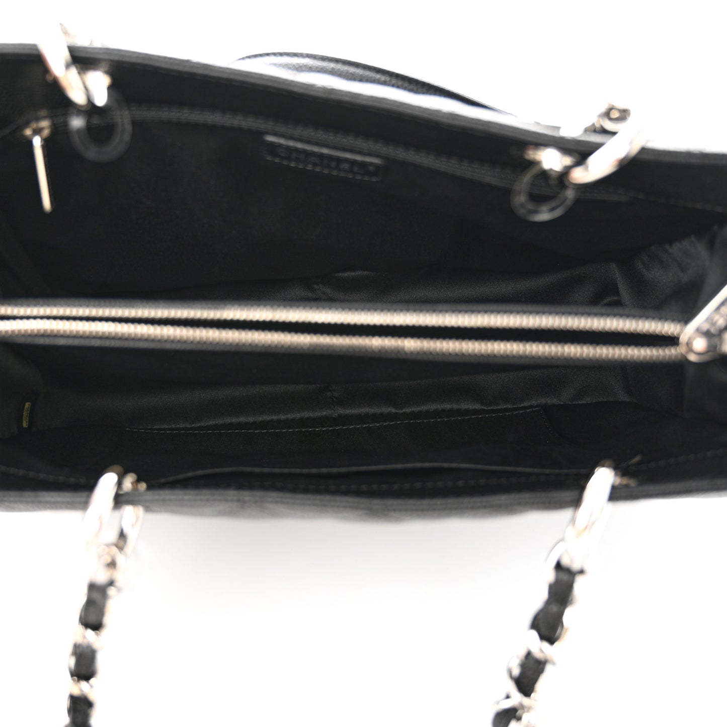 Caviar Quilted Grand Shopping Tote GST Black
