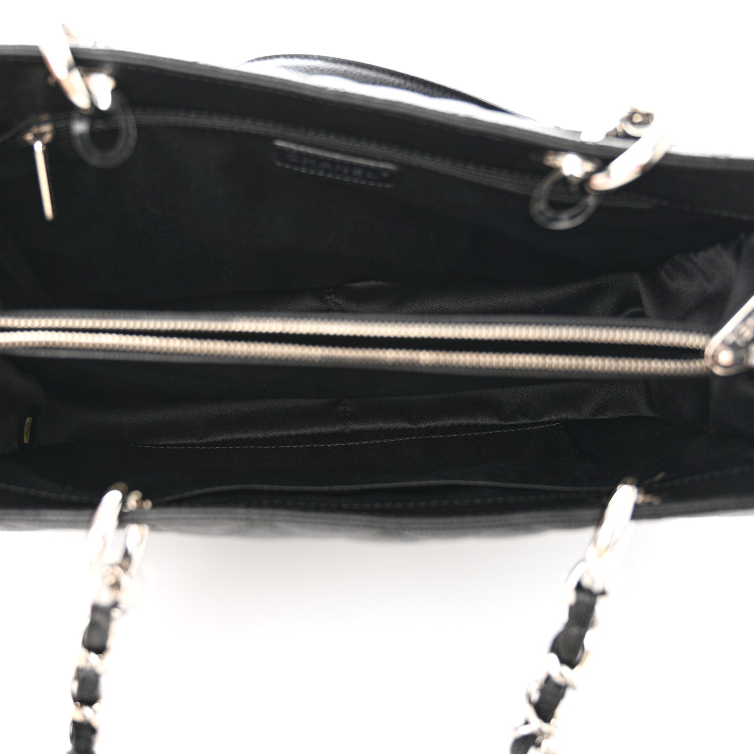 Chanel Caviar Quilted Grand Shopping Tote GST Black 5 of 12