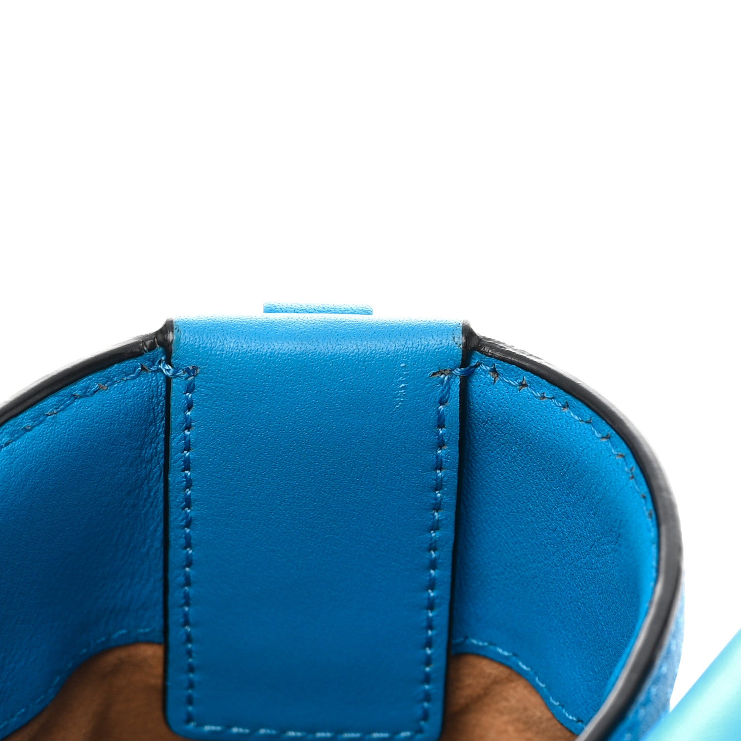MCM Odeon Studded Mini Claudia Hobo Tile Blue 13 of 14