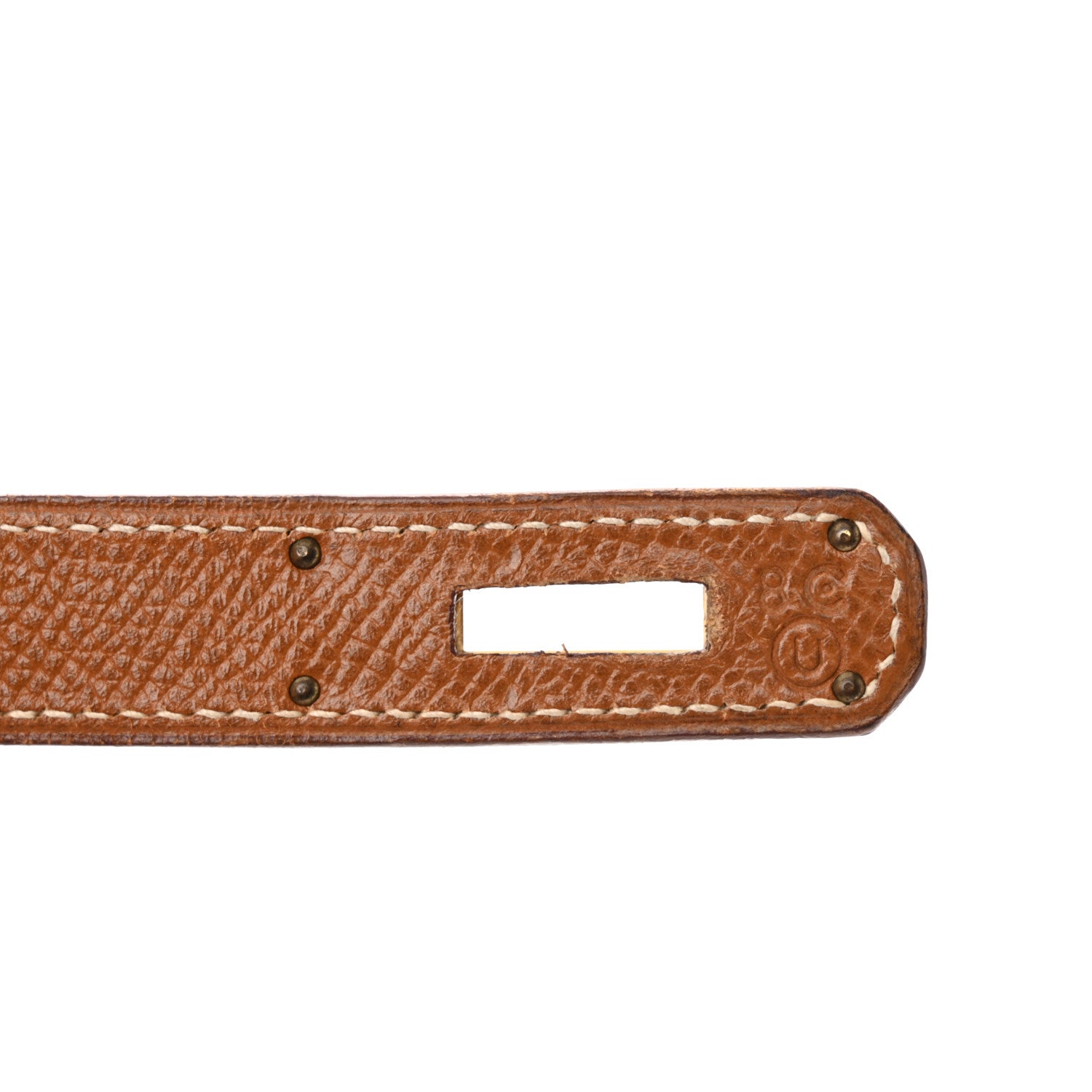 Hermes Courchevel Kelly Sellier 32 Gold 7 of 34