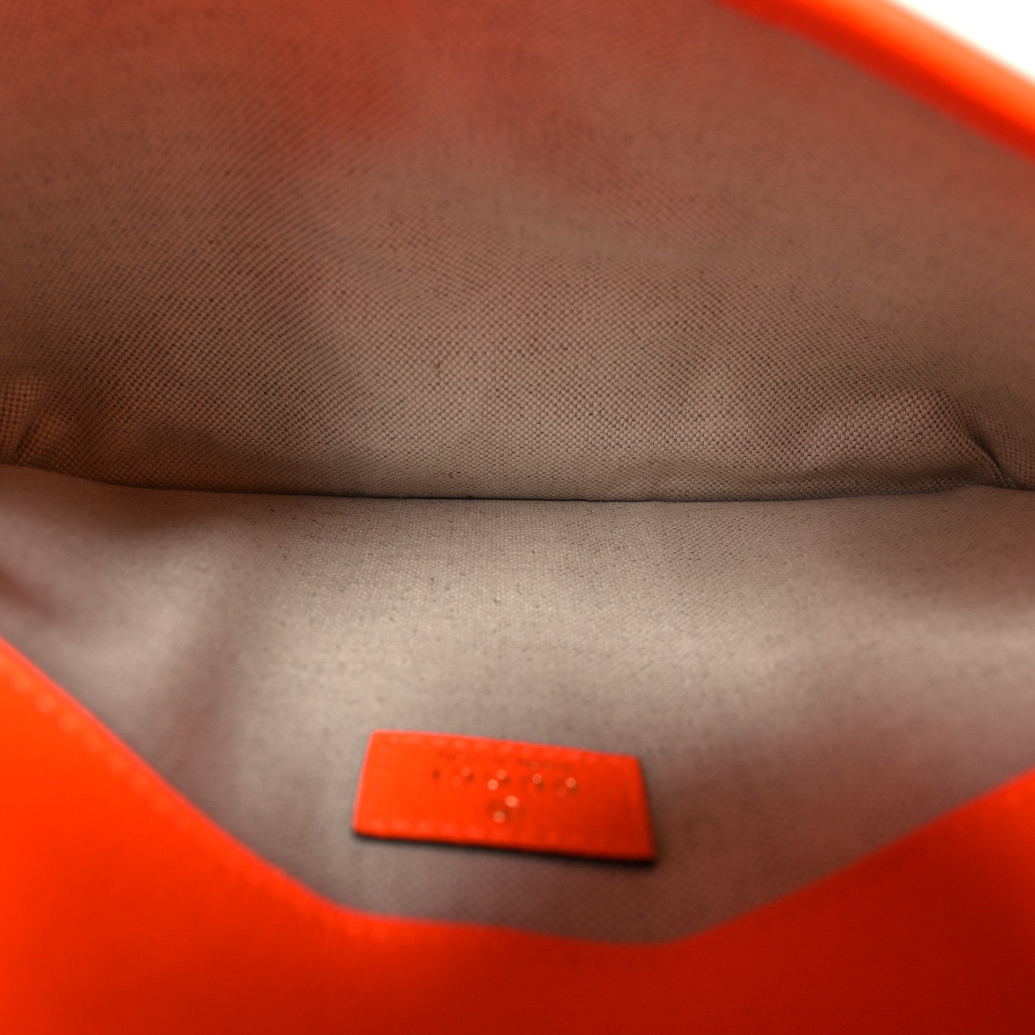 Gucci GG Supreme Monogram Web Small Ophidia Belt Bag Beige Ebony Orange Fluo 5 of 10