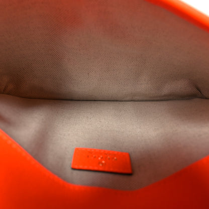 Gucci GG Supreme Monogram Web Small Ophidia Belt Bag Beige Ebony Orange Fluo 5 of 10