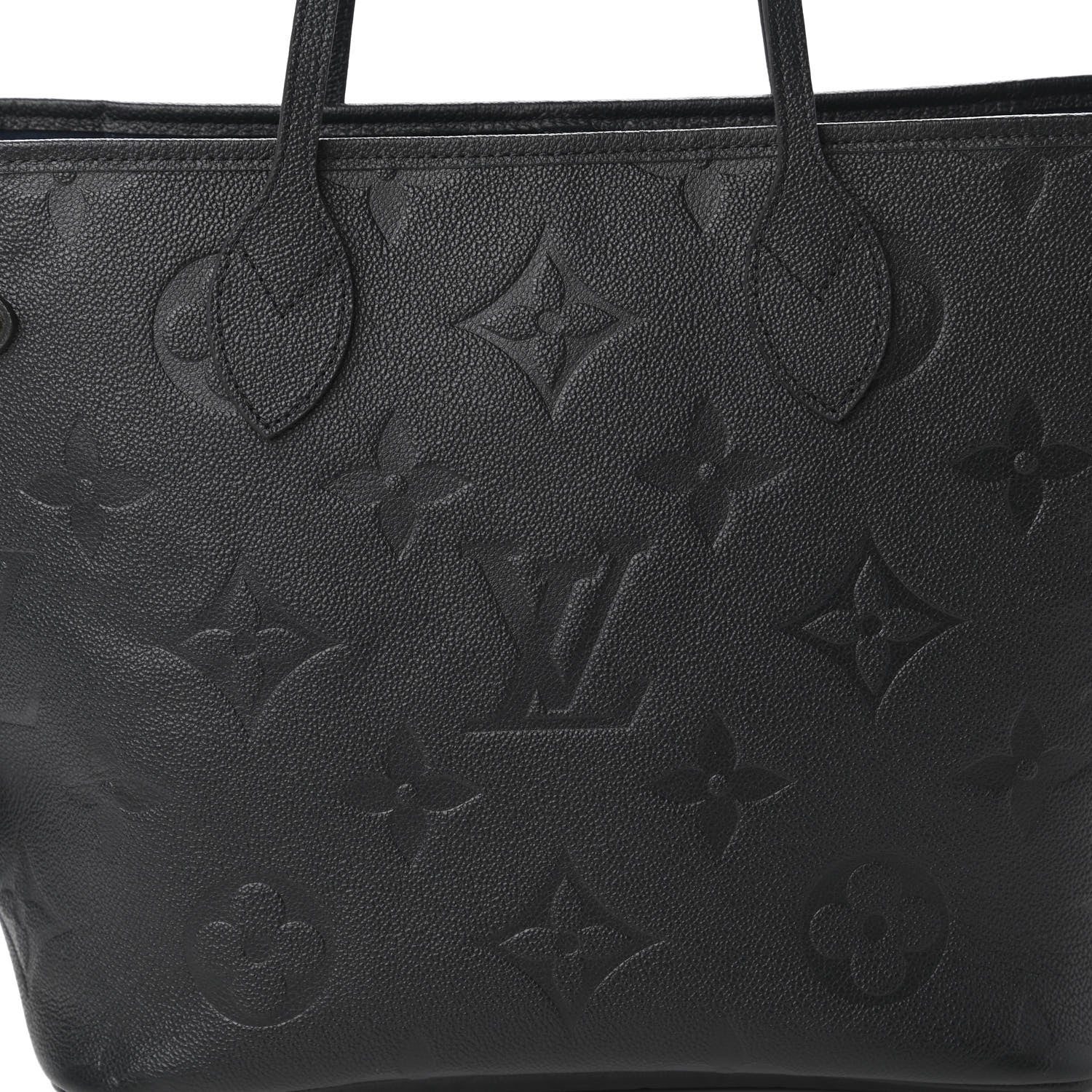 Louis Vuitton Empreinte Monogram Giant Neverfull MM Black 9 of 9