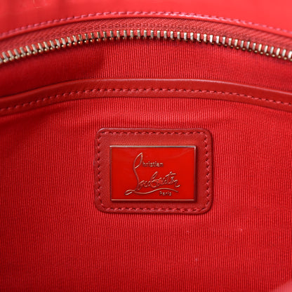 Christian Louboutin Calfskin Studded Loubiposh Chain Clutch Framboisine 9 of 11