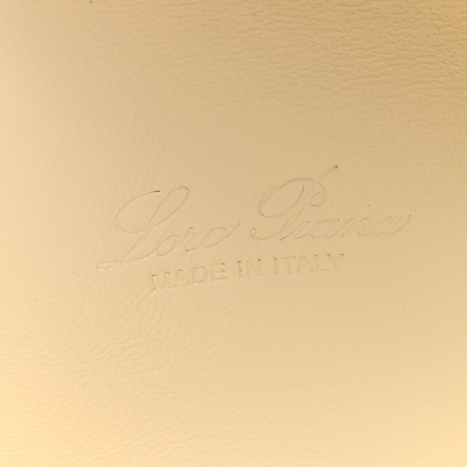 Loro Piana Grained Calfskin L19 Extra Pocket Pouch Whisper White 6 of 10