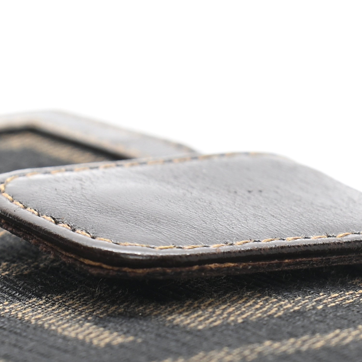 Fendi Zucca Calfskin Compact Wallet Tobacco 11 of 14