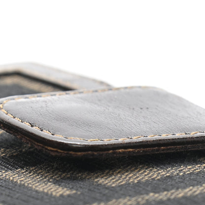 Fendi Zucca Calfskin Compact Wallet Tobacco 11 of 14