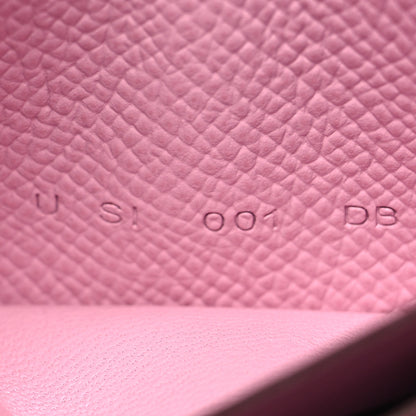 Hermes Epsom Azap Mini Wallet Mauve Sylvestre 7 of 9