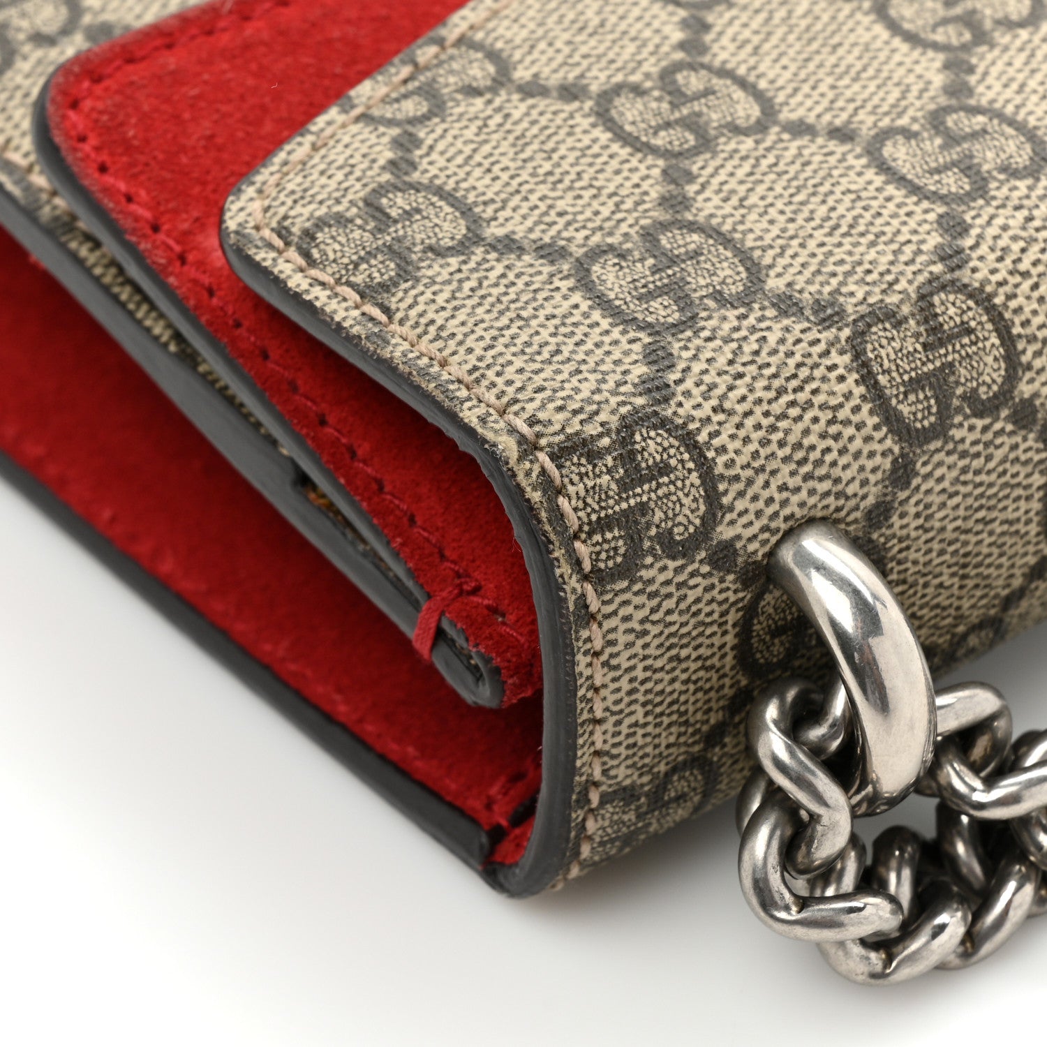 Gucci GG Supreme Monogram Mini Dionysus Shoulder Bag Hibiscus Red 13 of 14
