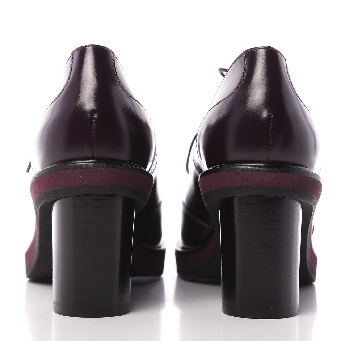 Tuscan Calfskin Nadege 70 Derby Pumps 36.5