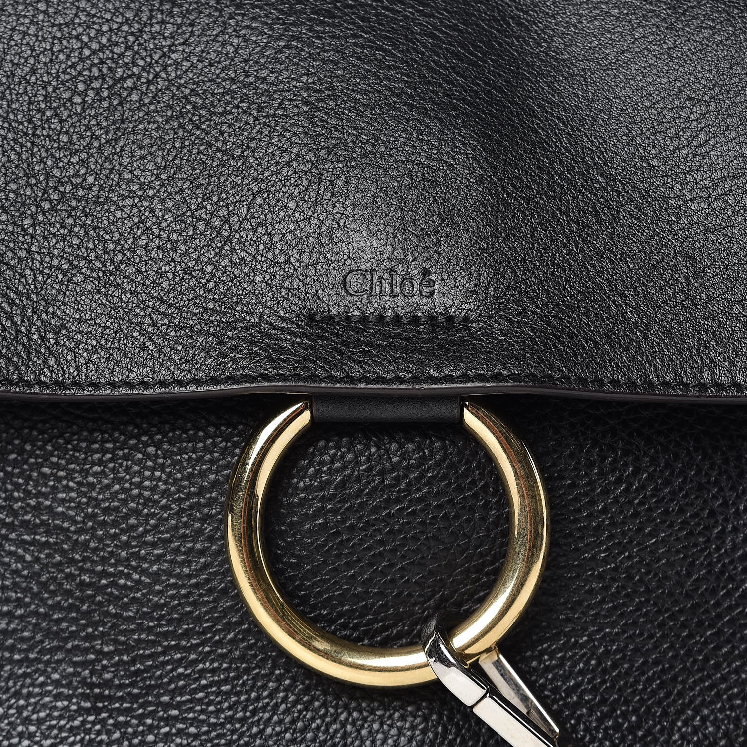 Chloe Calfskin Small Faye Day Shoulder Bag Black 13 of 13