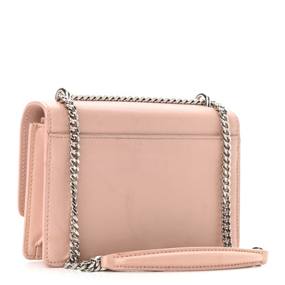 Saint Laurent Calfskin Monogram Sunset Chain Wallet Light Pink 3 of 13