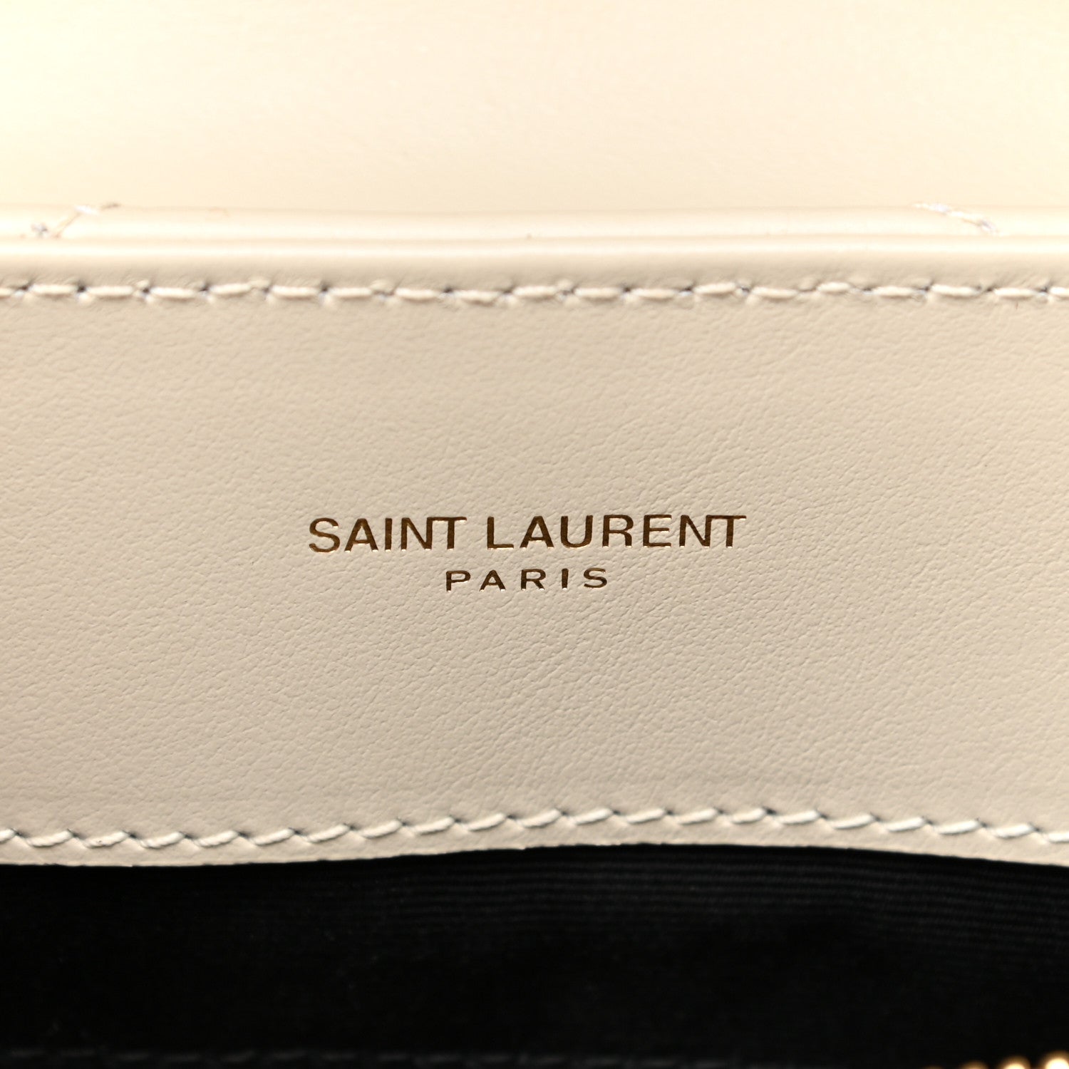 Saint Laurent Calfskin Y Quilted Monogram Medium Loulou Chain Satchel Blanc Vintage 8 of 11