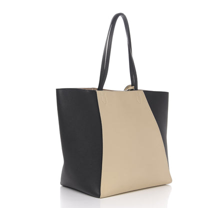 Louis Vuitton Calfskin Lockme Go Tote Black Vanilla 4 of 18