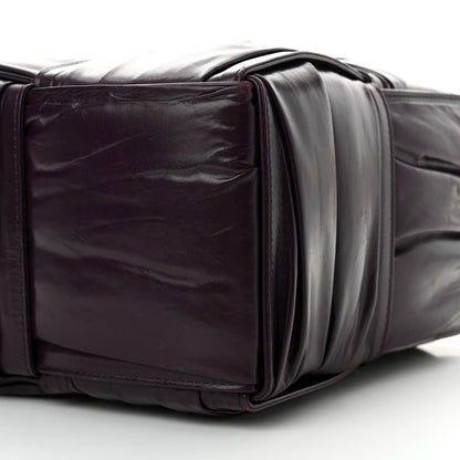 Bottega Veneta Foulard Intrecciato Pleated Medium Arco Tote Dark Mystic 10 of 11