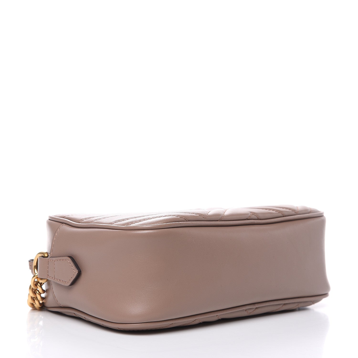Gucci Calfskin Matelasse Small GG Marmont Chain Shoulder Bag Porcelain Rose 4 of 9