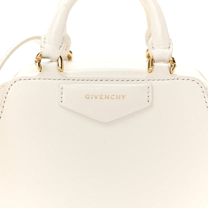 Givenchy Tumbled Buffalo Micro Antigona Cube Bag White 7 of 9