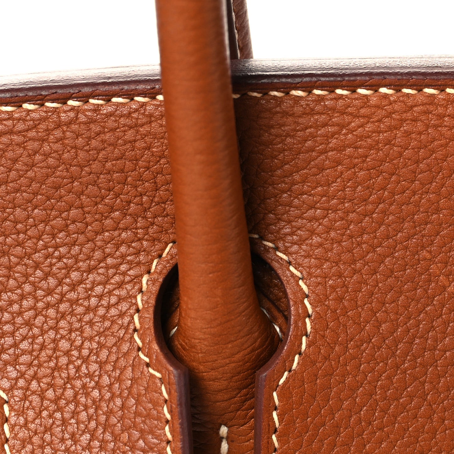 Natural Barenia Faubourg Birkin 30 Fauve