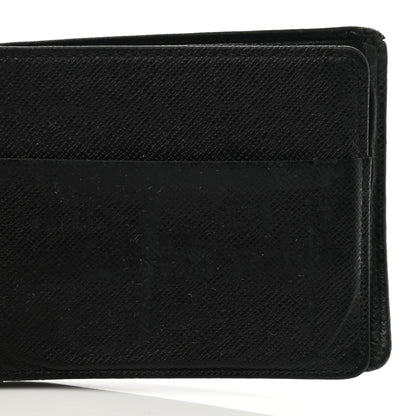 Louis Vuitton Taiga Slender Wallet Black 7 of 9