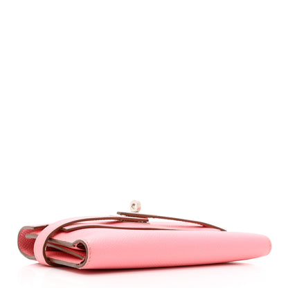 Hermes Epsom Medium Kelly Wallet Rose Confetti 4 of 9